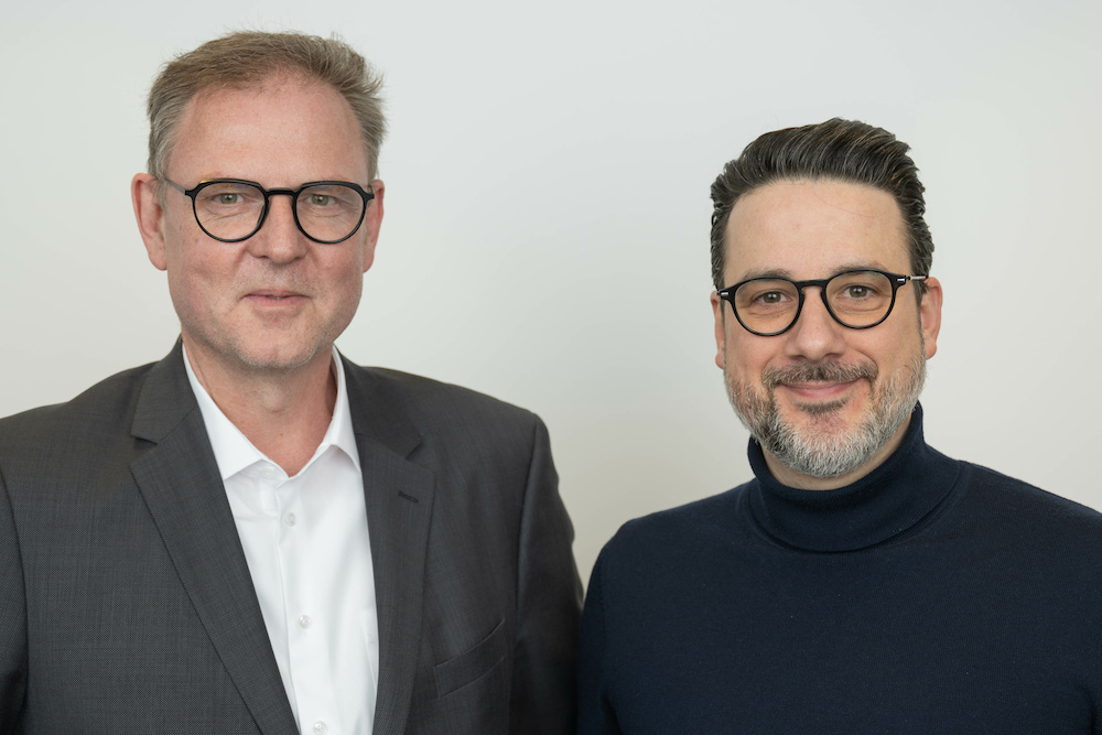 Die Geschäftsführer der MeinPlus GmbH Gunter Fritsche (links) und Christoph Korn (rechts)