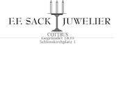 Logo der Firma F. F. Sack Juwelier GmbH