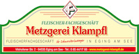 Logo der Firma Metzgerei Klampfl Eging am See