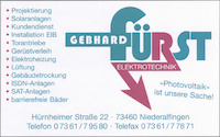 Logo der Firma Elektrotechnik Gebhard Fürst