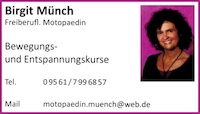Logo der Firma Bewegungs- und Entspannungskurse Birgit Münch