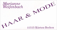 Logo der Firma Haar & Mode, Kürten-Bechen