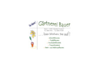 Logo der Firma Gärtnerei Bauer Aldersbach