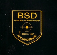 Logo der Firma BSD - Badischer Sicherheitsdienst