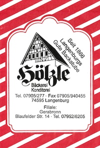 Logo der Firma Bäckerei Friedrich Hölzle