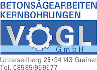 Logo der Firma Betonsägearbeiten und Kernbohrungen Vogl GmbH