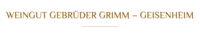 Logo der Firma Weingut Grimm GbR, Inh. Bruno und Andreas Grimm