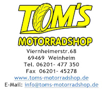 Logo der Firma Tom´s Motorradshop