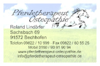 Logo der Firma Roland Lindörfer - Pferdetherapeut und Osteopathie