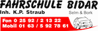 Logo der Firma Fahrschule Hermann Bidar | Inhaber K.P. Straub