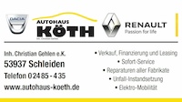 Logo der Firma Autohaus Köth Inh. Christian Gehlen