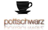 Logo der Firma pottschwarz das café