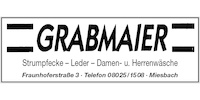 Logo der Firma Grabmaier (Strumpfecke – Leder – Damen- und Herrenwäsche)