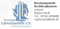 Logo der Firma Vereinigte Lohnsteuerhilfe e.V. - Beratungsstelle, Regina Hordt