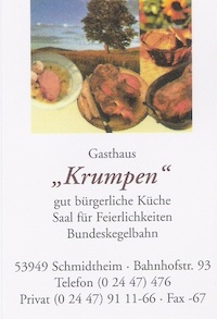 Logo der Firma Gasthaus Krumpen