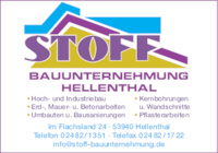 Logo der Firma Fa. Stoff-Bauunternehmung GmbH