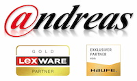 Logo der Firma @ndreas EDV-Lexware Gold Partner