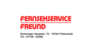 Logo der Firma Fernsehservice Freund