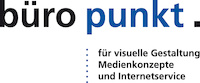 Logo der Firma büropunkt. für visuelle gestaltung, S. Skutta
