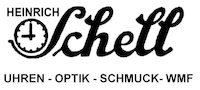 Logo der Firma Schell - Uhren, Optik, Schmuck