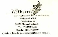 Logo der Firma Wohlfahrt GbR Zum Wildspitz