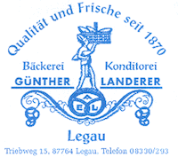 Logo der Firma Bäckerei - Konditorei Günther Landerer