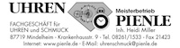 Logo der Firma Uhren Pienle
