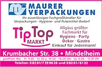 Logo der Firma Tip-Top-Markt, Johann Maurer Verpackungen