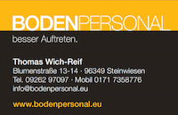 Logo der Firma Bodenpersonal e.K. - Raumausstattung, Thomas Wich-Reif