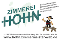 Logo der Firma Zimmerei Hohn GmbH