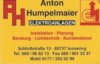 Logo der Firma Anton Humpelmaier Elektroanlagen