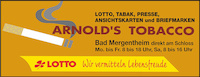 Logo der Firma Arnold's Tabacco Tabak - LOTTO - Zeitschriften