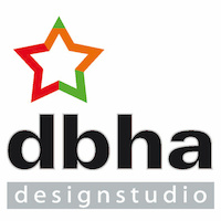 Logo der Firma dbha - designstudio
