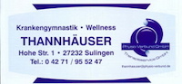 Logo der Firma Marcus Thannhäuser, Praxis für Physiotherapie in Sulingen