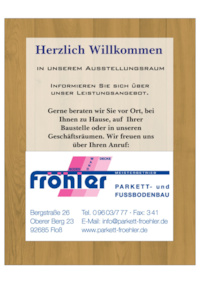 Logo der Firma Fröhler Parkett und Fußbodenbau