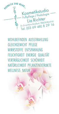 Logo der Firma Kosmetikstudio / Podologie Lia Richter