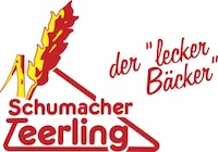 Logo der Firma Bäckerei-Konditorei Schumacher-Teerling, der "lecker Bäcker"