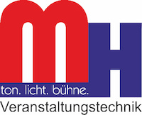 Logo der Firma MH ton.licht.bühne Veranstaltungstechnik Markus Heimann