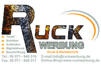 Logo der Firma Ruck-Werbedruck