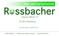 Logo der Firma Bau- und Gartentechnik Rossbacher