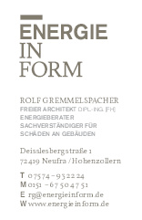 Logo der Firma energie in form