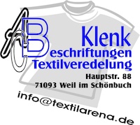 Logo der Firma Klenk Beschriftungen Textilveredelungen