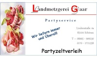 Logo der Firma Metzgerei & Partyservice Gaar