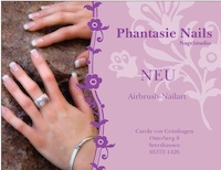 Logo der Firma Phantasie Nails, Nagelstudio