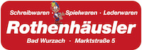 Logo der Firma Spiel-, Schreib- und Lederwaren Rothenhäusler