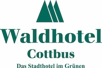 Logo der Firma Waldhotel Cottbus mit Hubertus-Bowling
