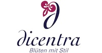 Logo der Firma dicentra - Blüten mit Stil