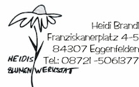 Logo der Firma Heidis Blumenwerkstatt