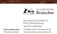 Logo der Firma Schreinerei Brutscher