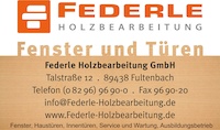 Logo der Firma Federle Holzbearbeitung GmbH